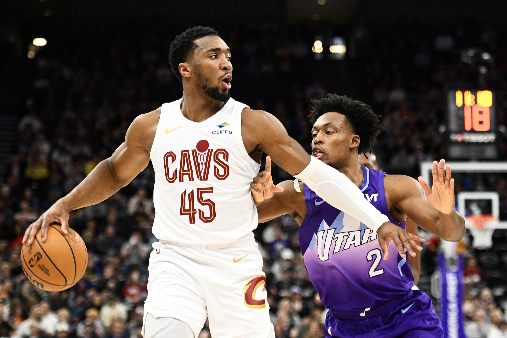 米切尔:爵士的得分王 米切尔:爵士的得分王